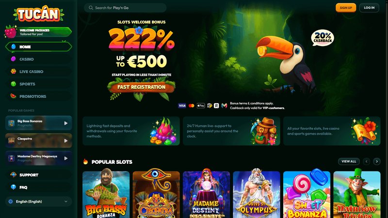 Experience the Vibrant World of Tucan Casino in the UK Online Gaming Scene